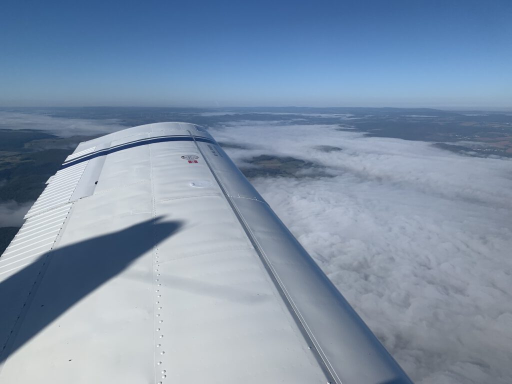 Aachen – Flug über Nebelfelder